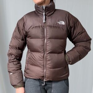 The North Face Nuptse 700 Fill Brown Puffer